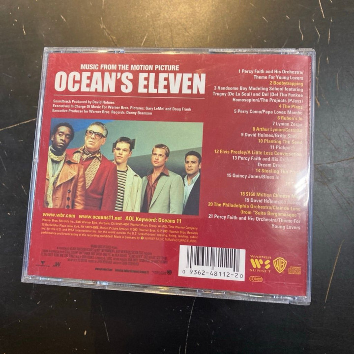 Ocean's Eleven - The Soundtrack CD (VG/M-) -soundtrack-